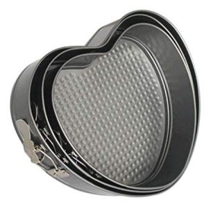 Springform Pan with Removable Bottom 3 Pieces Cake Molds