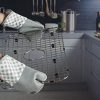 EJOY Non-Slip Silicone Kitchen Oven Mitts for Cooking - Image 4