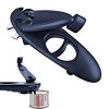 Can Opener Manual, 8 in 1 Multifunctional Stainless Steel Manual Bottle Opener, Kitchen Tool with Rotating Handle, Great for Home Kitchen Camping (Blue)