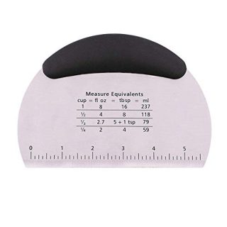 Choppers Dough Scraper Pastry Pizza Cutter Kitchen Tool with Measuring