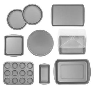Silver 10 Piece Bakeware Set