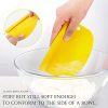 FIRSTENJOY 2-IN-1 Stainless Steel, Dough Scraper and Plastic Bowl Scaper Set - Image 3