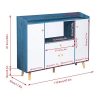 aHUMANs Sideboard with Drawer Storage Cabinet with 3 Cabinets - Image 4