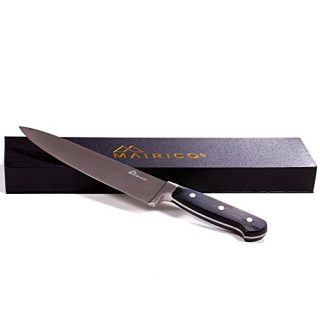 MAIRICO Ultra Sharp Premium 8-inch Stainless Steel Chef Knife - Ultimate All-purpose Knife for Slicing, Mincing, Chopping Everything from Vegetables to Herbs to Meat