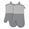 EJOY Non-Slip Silicone Kitchen Oven Mitts for Cooking - Image 2