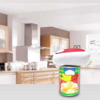 Electric Can Opener And Restaurant Can Opener Kitchen Can Opener Electric Jar Opener, Restaurant Automatic Jar Opener for Seniors with Arthritis, Weak Hands, Hands Free Bottle Opener