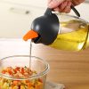 Lawei 2 Packs 21 oz Oil Dispenser Bottle - Automatic Cap Glass - Image 2
