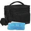 Insulated Lunch Bag, Large Insulated Lunch Box For Men Lunchbox with 2 Reusable Cooler Ice Packs, Lunch Cooler Lunch Bag for Men Fits 12 Cans