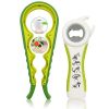 Jar Opener Bottle Opener Set, Bagvhandbagro All-in-one Jar Opener Multi Opener for Seniors with Arthritis, Weak Hands, Can Lid Twist Off Easily Multifunctional Kitchen Tools