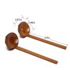 Japanese 8.5 inches Handcrafted Wooden Soup Spoon - Image 3