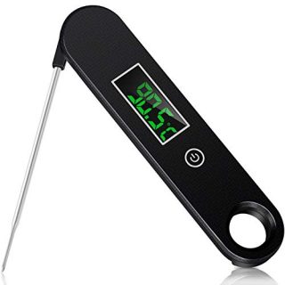Meat Thermometer, IPX7 Waterproof Digital Screen, High Calibration&Low Response Time Cooking Thermometer for Kitchen, Outdoor Events, Grill BBQ,Liquids