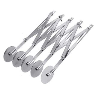 Wheel Pastry Cutter Stainless Steel Expandable Pizza Slicer