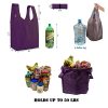 12 pack reusable bags for shopping. Ripstop Eco friendly recycle bags. - Image 8