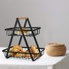 Vegetable Rack Bread Display Stand for Kitchen - Image 2