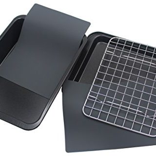 Nonstick Bakeware Set Includes Baking Trays