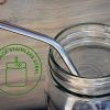 Short Thin Bent Stainless Steel Straws for Cocktail Glasses - Image 9