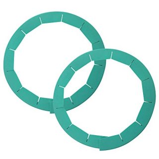 Pie Crust Shields Silicone Adjustable Pie Protector Kitchen Tools for Baking Pie Pizza Fit 8-11.4 inch pies, Green (Pack of 2)