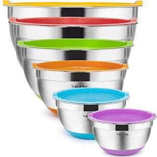 Metal Nesting Mixing Bowls Set for Mixing