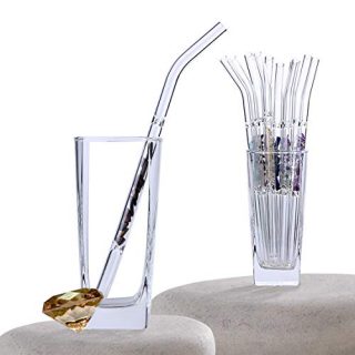Real YELLOW TIGER EYE Gemstone Crystal Straw. Reusable and Eco Friendly. 9" Long. Natural Gem Water Glass Straw. Healing Drinking