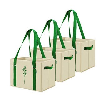 Heavy Duty Collapsible Reusable Grocery Bags