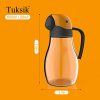 Oil Dispenser Bottle with Automatic Cap 20oz Glass - Image 4
