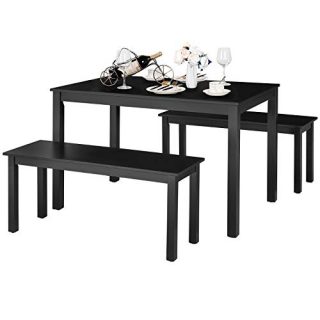 Modern Studio Collection Table with 2 Benches