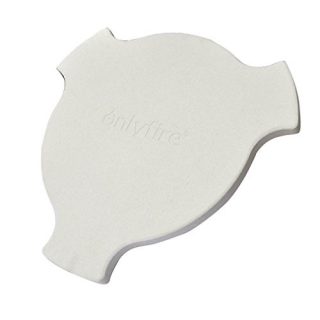 Onlyfire Pizza Stone Heat Deflector for Large Big Green Egg and Char-Griller AKORN Kamado, 17 1/2-inch