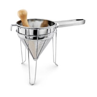 New Star Foodservice 42566 3-Piece Stainless Steel Chinois Strainer Set