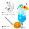 Glass Straws Clear 8 mm Drinking Straws Reusable Straws Healthy - Image 3