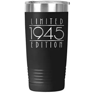 Seventy Five Fifth 1945 Tumbler Travel Mug Cup