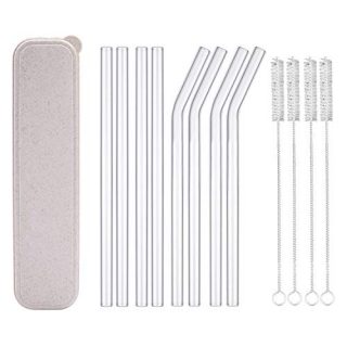 Reusable Skinny Glass Drinking Straws 6mm