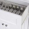HOMCOM Traditional Freestanding Kitchen Pantry Cabinet Cupboard - Image 9