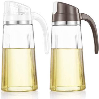 Leakproof Condiment Container With Automatic Cap and Stopper