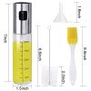 Anmyox Olive Oil Sprayer Set, 100ml 5 IN 1 Oil Dispenser Glass Bottle - Image 6