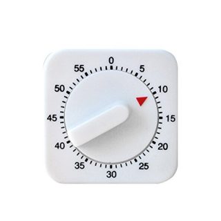 Wallfire 60 Minutes Kitchen Timer, Cooking Ring Mechanical Counter WIND-UP Alarm Clock Countdown Timer, Quiet Counting Loud Alarm Sound For Adults Kitchen Cooking Office Meeting Teaching Kids Reading