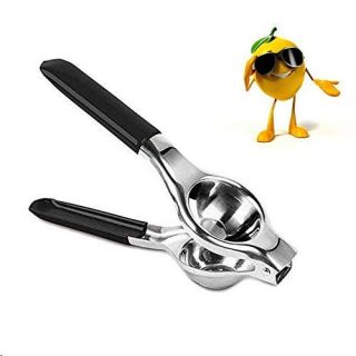 Lemon Squeezer Stainless Steel with Silicone Handles