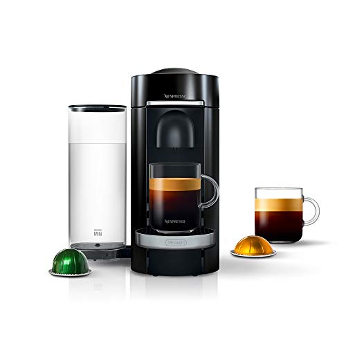 Nespresso VertuoPlus Deluxe Coffee and Espresso Maker by De'Longhi, Black