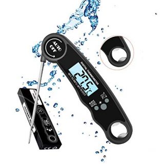 REMALL 2 in 1 Food Thermometer with Bottle Opener, Waterproof Instant Read Meat Thermometer, Kitchen Cooking Thermometer for Grilling, BBQ, Meat, Baking, Soup, Baby Food