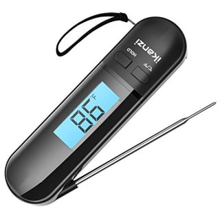 Meat Thermometer Food Thermometer Cooking Thermometer- Digital Instant Read Thermometer for Grilling/BBQ/Baking/Candy/Liquids/Oil Kitchen with Backlight LCD