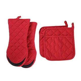 Heat Resistant Kitchen Gloves, Cotton