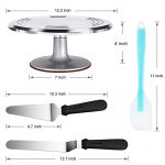 Kootek Aluminium Alloy Revolving Cake Stand 12" Cake Turntable - Image 2