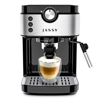 Espresso Coffee Machines 19 Bar Cappuccino Machine with Powerful Milk Frother Wand for Home Barista,Professional in Espresso/Cappuccino/Latte,1.5L Water Tank,1300W