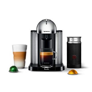 Breville Vertuo Coffee and Espresso Machine, Chrome