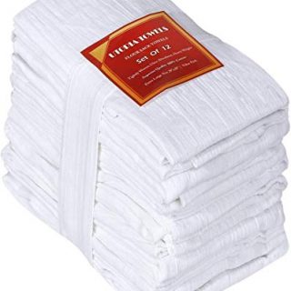 Utopia Kitchen Flour Sack Dish Towels, 12 Pack Cotton Kitchen Towels - 28 x 28 Inches