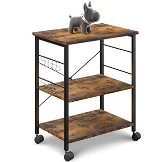 Kitchen Cart Island Utility Storage Shelf Microwave Oven Stand