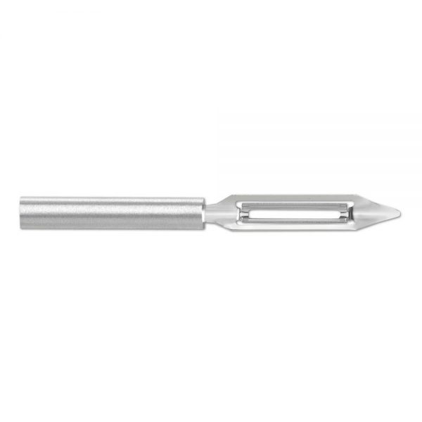 Rada Cutlery Vegetable Peeler Stainless Steel Blade with Aluminum Made in The USA, 7-1/4 Inches, 8, Silver Handle