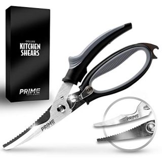 Premium Kitchen Shears - Multi Purpose Come-apart Kitchen Scissors. Stainless Steel Poultry Shears, Meat and Vegetable Cutting. Heavy Duty Sharp Blades, Easy to Use, heavy duty scissors