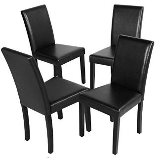 Dining Chairs Set of 4 Solid Wood Legs