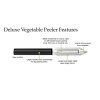 Rada Cutlery Deluxe Vegetable Peeler, Blade Stainless Steel - Image 2