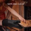 Heat Resistant Silicone Oven Mitts,Pot Holders with Quilted Liner - Image 4